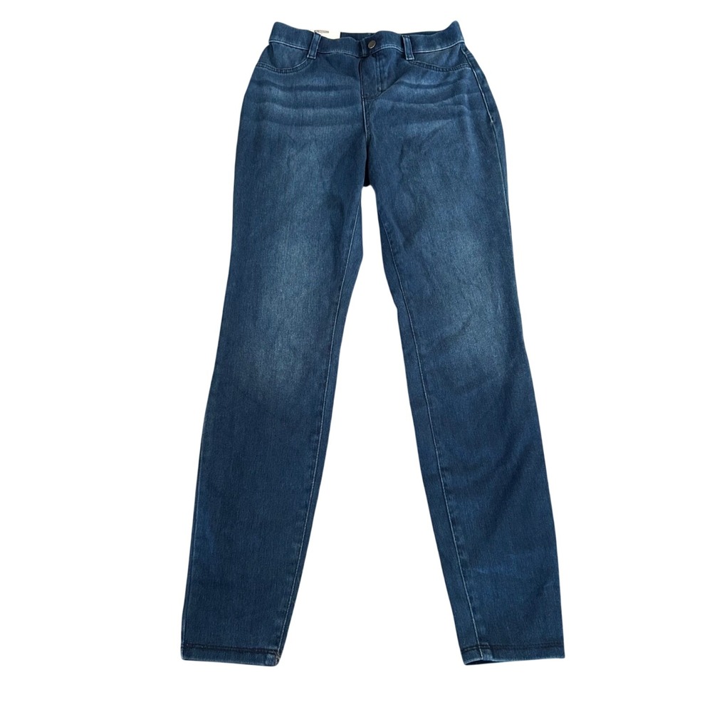 Time And Tru High Rise Jegging Jeans Women Size Small (4-6) Blue Fitted Stretch
